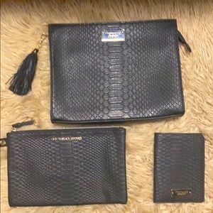 Victoria secret clutch set with card holder
